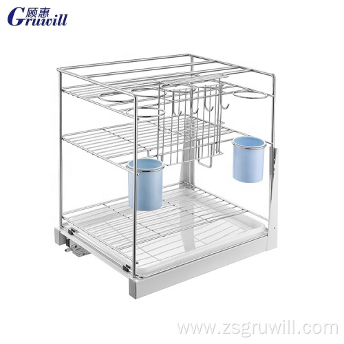 pull out wire drawer baskets